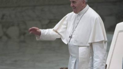 El papa Francisco preside la audiencia general del miércoles en el Aula Pablo VI en el Vaticano hoy, 3 de enero de 2018. EFE/ Maurizio Brambatti