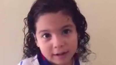 La niña de nombre Sophia conmovió en redes sociales con sus palabras para su padre.