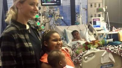 Jennifer Lawrence en el hospital Norton