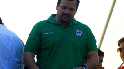 Yankel Rosenthal, durante el partido Marathón-Real España.