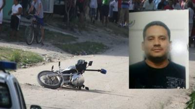 El policìa Elmer Castillo falleció en el cumplimiento de su deber el jueves en un operativo antimaras en San Pedro Sula.