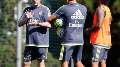 Benítez en los entrenamientos. FOTO Real Madrid.
