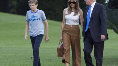 Melania llamó a la oficina del Servicio Secreto para pedir mayor protección para su hijo tras recibir amenazas en su contra.