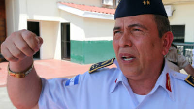 El excomandante de la Fuerza Aérea Hondureña, Miguel Palacios