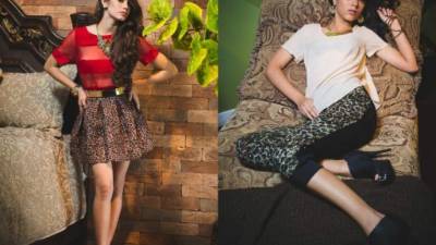 Versátil. No deber abusar de este estampado. Una falda combina con una blusa top de color llamativo sutil.