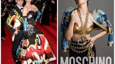 Katy Perry es la nueva imagen de la campaña de la marca italina Moschino.