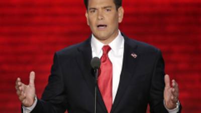FILE - In this Aug. 30, 2012, file photo, Florida Sen. Marco Rubio addresses the Republican National Convention in Tampa, Fla. Relieved to see the long, costly 2012 presidential race end? The 2016 campaign is closer than you think. In some subtle ways, the jockeying to succeed Barack Obama or Mitt Romney already has begun. Republicans hope Romney will be crowned the new GOP chief _ but a crop of would-be candidates are at the ready in case he loses Tuesday, among them: Florida Sen. Marco Rubio and Wisconsin Rep. Paul Ryan. (AP Photo/J. Scott Applewhite, File)