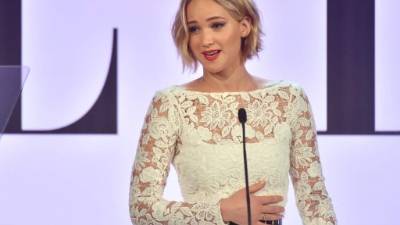 La actriz Jennifer Lawrence.