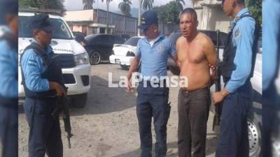 El presidiario resultó con algunas heridas en su cabeza.