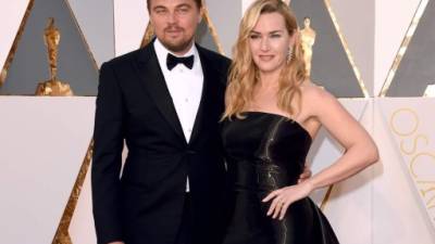 Los actores Leonardo DiCaprio y Kate Winslet son buenos amigos.