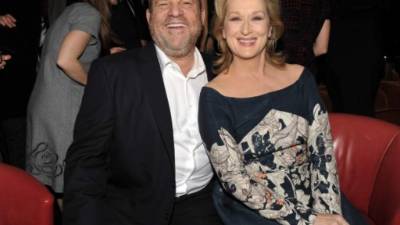 Harvey Weinstein y Meryl Streep