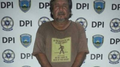El detenido, Carlos Alberto Díaz Elvir (57).