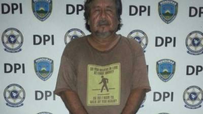 El detenido, Carlos Alberto Díaz Elvir (57).
