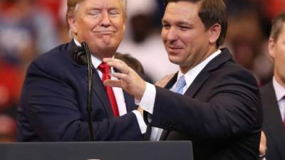 DeSantis es uno de los principales aliados de Trump en Estados Unidos./AFP.