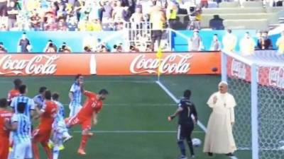 Partido de Argentina con Suiza en el Mundial de Brasil 2014.