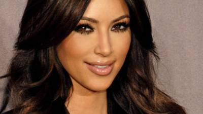 La estrella televisiva Kim Kardashian.
