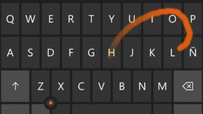 El teclado Word Flow se instaló inicialmente en los teléfonos con sistema operativo Windows.