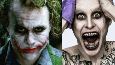 Heath Ledger y Jared Leto son comparados por sus actuaciones como El Guasón en Batman el Caballero de la Noche y Escuadrón Suicida.