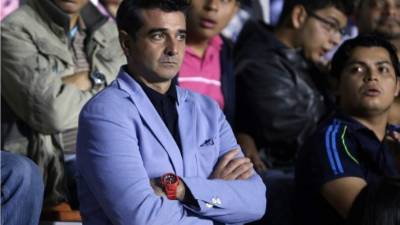 Vázquez estuvo en el sector de silla en la ida de la final.