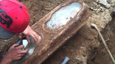 Según el ataúd se cree que la niña era de una familia con mucho dinero. Foto: Garden of Innocence National