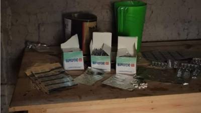 El laboratorio clandestino encontrado en Talanga.