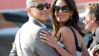 George y Amal están felices con la noticia.