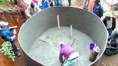 En varios municipios de Comayagua se harán las cosechas de agua.
