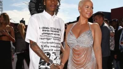 Wiz Khalifa y Amber Rose.