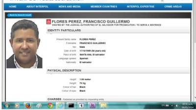 Francisco Flores, expresidente salvadoreño, está prófugo de la justicia por varios delitos.