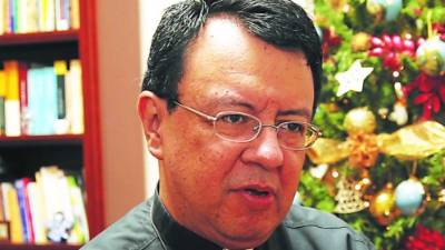 Juan Ángel López, vocero de la Iglesia Católica.