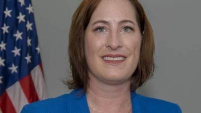 Chargé Heide Fulton, encargada de negocios de la Embajada de EEUU en Honduras.