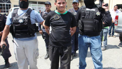 Amilcar Argueta Zelaya fue capturado en unas cañeras de Santa Cruz de Yojoa.
