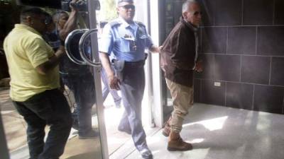 El empresario Benjamín Bográn en una de sus primeras audiencias en los juzgados de Tegucigalpa. Foto de archivo.