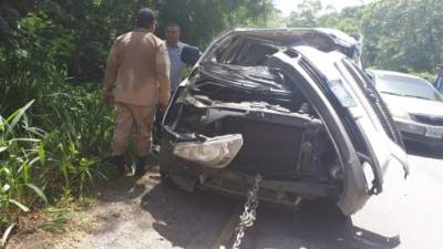 Hasta ahora se ignora cómo sucedió el incidente. Imagen: Cuerpo de Bomberos de Honduras.