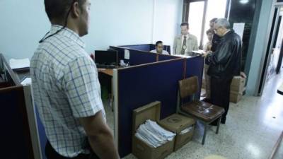 Este miércoles, agentes del Ministerio Público intervinieron varias oficinas.