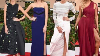 Las primeras en llegar a la alfombra roja de los premios SAG 2016 fueron Giuliana Rancic, Sarah Hyland, Charissa Thompson y Laverne Cox.