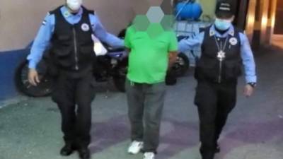 El arrestado se trata de un soldador de 57 años, originario de Guaimaca, Francisco Morazán.