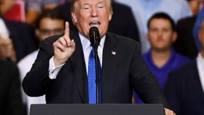 El presidente de EEUU, Donald Trump. AFP