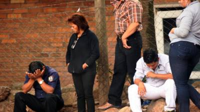 Los familiares del fallecido estaban consternados.