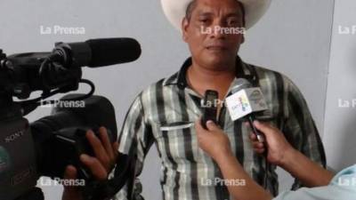 Foto en vida del exalcalde de Dolores, Copán, Oswaldo Galdámez Pineda.