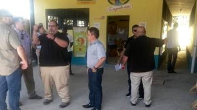 Hoy en el Centro de Alcance de Chamelecón se trabajó en los preparativos de la visita de los legisladores.