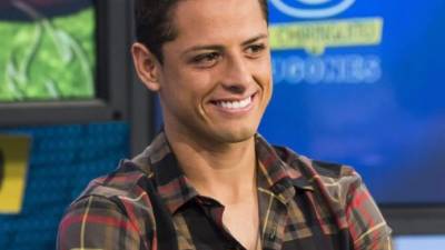 Chicharito, en su visita a El Chiringuito. Foto cortesía de Diario As.