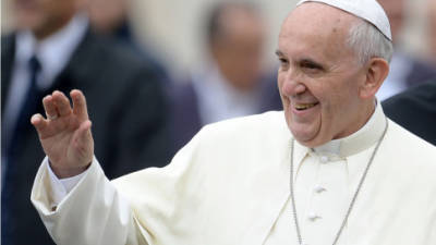 El papa Francisco hoy 09-10-13 en El Vaticano.