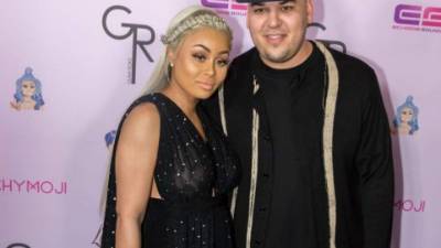 Blac Chyna y Robert Kardashian.