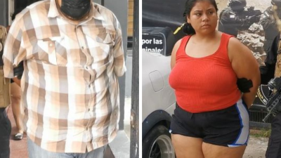 Los arrestados son Óscar Alexander Galo Cruz y Sherly Nicoll Merlo Coto.