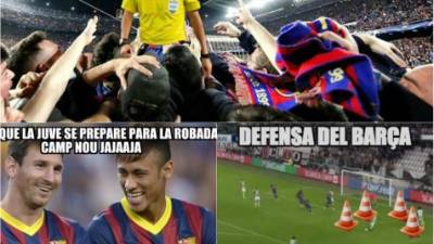 El Barcelona fue goleado 3-0 ante la Juventus en la ida de los cuartos de final de la Champions y los memes no se han hecho esperar.