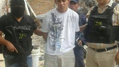 Saudy Rodríguez fue arrestado en Choluteca.