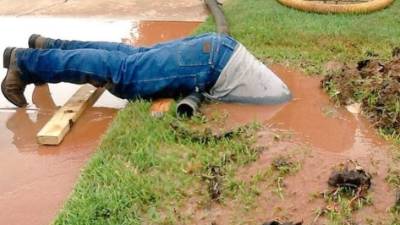 El fontanero Jimmy Cox de 23 años ha sido elogiado en redes sociales.
