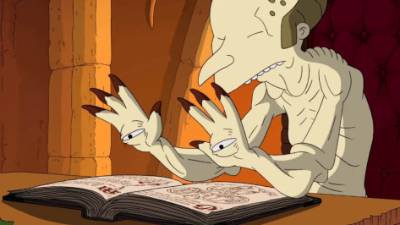 Escenas del capítulo especial de Los Simpsons dirigido por Guillermo del Toro.