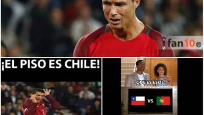 Cristiano Ronaldo y Portugal han sido eliminados de la Copa Confederaciones al caer 3-0 en penales a manos de Chile. Los memes hacen de las suyas.